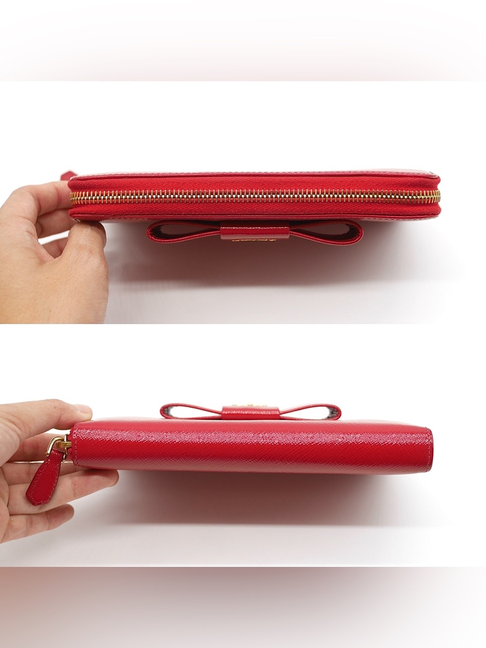 🍓PRADA Saffiano Red Wallet - Picture 9 of 13